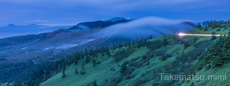女性風景写真家高松ミミ　Landscape photographer Takamatsu mimi